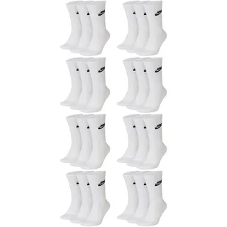 Nike Sportswear Everyday Essential Crew-Socken Black/White 34-38