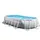 Oval Pool Set 503 x 274 x 122 cm inkl. Filterpumpe 26796