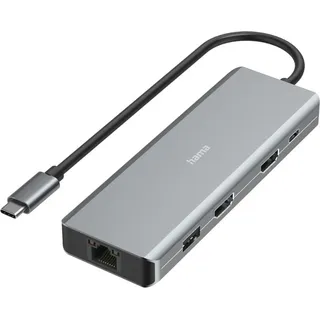 Hama USB-C-Hub Connect2Media Multiport 9 Ports HDMI / USB-A / USB-C / LAN