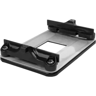 AM4 CPU Backplate & Kühler-Halterung - Universal-Montageplatte für Luft- und Wasserkühlung, Kompatibel mit AMD AM4 Mainboards (A320/B350/X370/B450/X470/A520/B550/X570), Schwarz