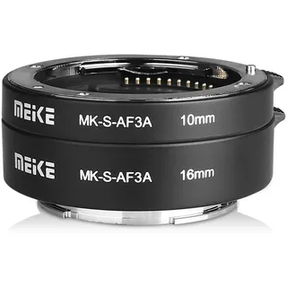 Meike MK-S-AF3A Metall Autofokus Makro Verlängerung Adapter für Sony E-mount Ring 10mm 16mm Kamera den Mirrorless Nex3 Nex5 Nex6 A6000 A6300 A6400 A6500 A7II A9 etc