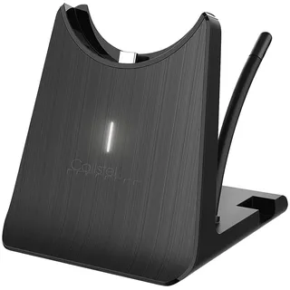 Callstel 2in1-Ladestation und Ständer für Profi-Stereo-Headset OHS-280, schwarz