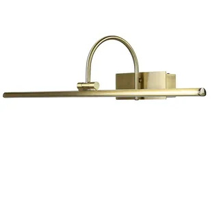 Licht-Erlebnisse Led Bilderleuchte in Messing Antik Jugendstil 12W