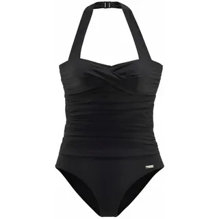 LASCANA Badeanzug Damen schwarz Gr.46 Cup D