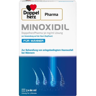Doppelherz MINOXIDIL DoppelherzPharma 50 mg/ml Lösung 3 x 60 ml
