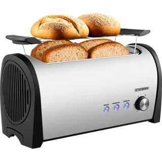 Steinborg Langschlitz-Toaster Schwarz