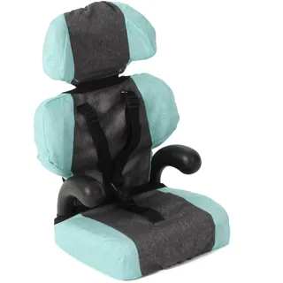Bayer Chic 2000 Puppenautositz für Baby-Puppen Melange anthrazit-Mint