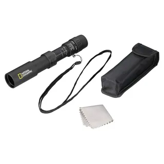 National Geographic Camping Monokular Fernglas Zoom 8-25x25 schwarz mit Tasche