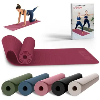 NEOLYMP Rutschfeste Yoga- & Fitnessmatte 183x61cm – Gelenkschonend für Pilates & Workout