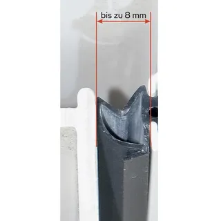 Elton B.V. Ellen Renovierungsdichtung 4314 f. KF-Fenster u. -türen Silikon schwarz, L 25mtr