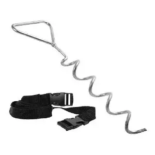 Hudora Erdanker für Trampolin Silberfarben 4 Stück