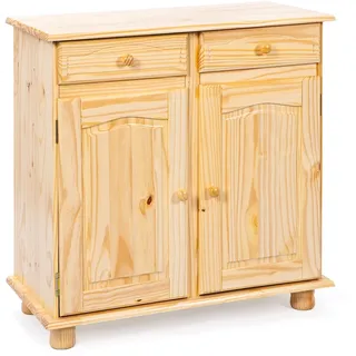 Pamer Sideboard 2 Schubladen, 2 Türen, natur.