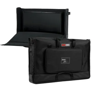 Gator Cases Gepolsterte Nylon-Tragetasche für den Transport von LCD-Bildschirmen, Monitoren und Fernsehern zwischen 27" - 32" (G-LCD-Tote-MD), Schwarz