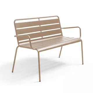 Oviala Gartenbank aus Metall, – Palavas