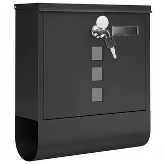 Songmics GMB020B02 schwarz inkl. Zeitungsfach