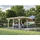Einzel-Carport 315 x 372 cm Dunkelgrau lackiert