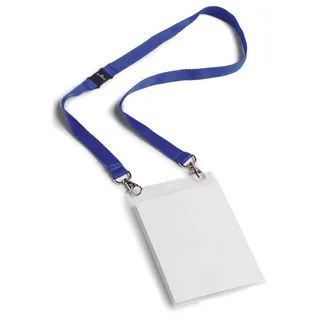 Durable Namensschilder mit Textilband 10,5 x 14,8 cm