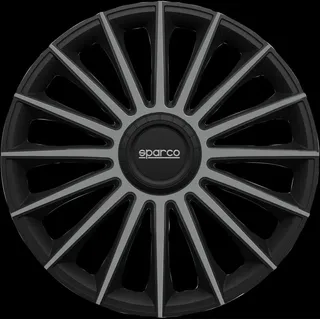 Sparco Treviso 14 Zoll 4 Stück Schwarz/Silber