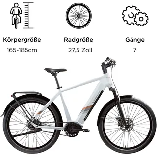 Zündapp X850 27,5 Zoll RH 53 cm Diamant weiß