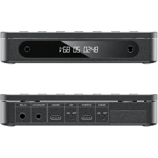FiiO DM13 multifunktionaler tragbarer Stereo-CD-Player mit ausdauerndem Akku, unterstützt USB-Ripping, optische/koaxiale Ausgänge (3,5 mm/4,4 mm), schwarzes Bluetooth