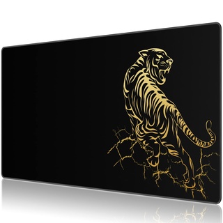 Anpollo Schreibtischunterlage Gaming Mauspad 900x400x3mm Mousepad Tischunterlage Large Size verbessert Präzision und Geschwindigkeit -Tiger