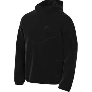 Windrunner Hoodie Mit Durchgehendem Reißverschluss Für Herren Black/Black, XS