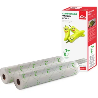 Solis kompostierbare Vakuumierfolie Eco 30x600cm 2 Rollen