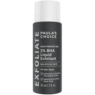 Paula's Choice SKIN PERFECTING 2% BHA Liquid Peeling - Gesichtspeeling mit Salicylsäure - Bekämpft Unreine Haut & Mitesser - Verkleinert Poren Sichtbar - Mischhaut, Fettige & Akne Haut - 30 ml