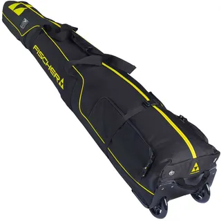 Fischer 1 Pair With Boot Pocket Alpine Race Wheels - Black / Yellow - One Size