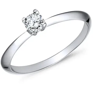 JEWLIX Verlobungsring Dezenter Verlobungsring aus 925 Silber mit Zirkonia von JEWLIX VR0009 50