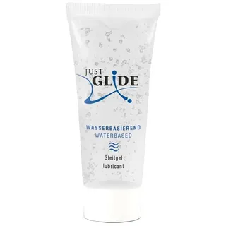 Just Glide Gleitgel Wasserbasierend - für sensible Haut, Tube mit 20ml, 1-tlg., duftneutrales Gleitgel