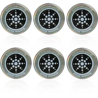 6 Stück Strahlenschutz Handy Aufkleber,Strahlenschutz Handy,EMF Strahlenschutz Handy Aufkleber,Effektive Abschirmung gegen elektromagnetische Strahlung für Handys, Laptops, Tablets und mehr