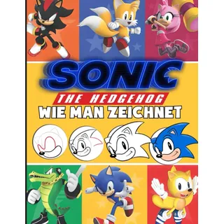 Sonic the Hedgehog - Malbuch - Wie Man Zeichnet - *NEU*