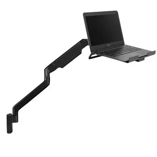 Humanscale M2.1 Laptop Wandhalterung mit Schwenkarm schräg, schwarz