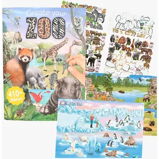 DEPESCHE Create your Zoo Malbuch 1 St. mehrfarbig