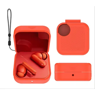 GIOPUEY Hülle Kompatibel mit CMF by Nothing Buds, Silikon Stoßfeste Schutzhülle, Ultradünn Case Cover, Kein Geruch, Hülle Silikon - Orange