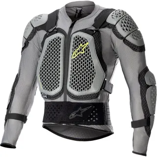 Alpinestars Brustprotektor Bionic Action V2 XL Grau/Schwarz/Neon-Gelb