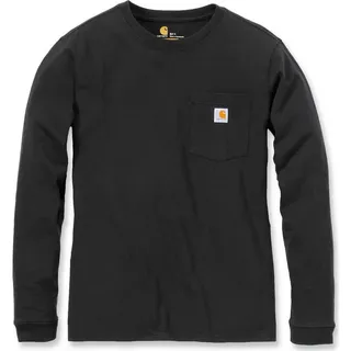 CARHARTT Loose Fit Heavyweight Long-sleeve Pocket T-shirt Schwarz M