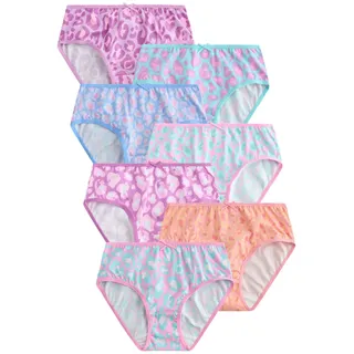 NEXT Mädchen Geblümte Slips, 7er-Pack Rosa Numeric_92-Numeric_98 - 92-98