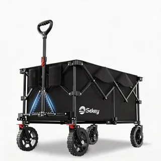 Sekey XXL Plus Bollerwagen schwarz
