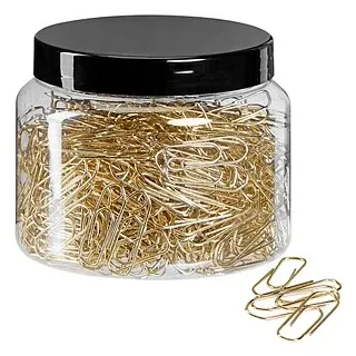 Gowi Büroklammern gold vermessingt, 400 St.