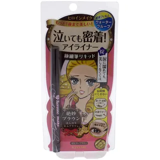 Heroine Make for Women Smooth Liquid Eyeliner, super Keep Waterproof, 02 Bitter Brown by Heroine Make for Women, 0,14 oz