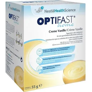 Optifast Home Creme Vanille Pulver 8 x 55 g