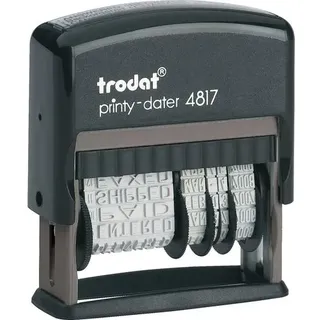 Trodat 4817 Textstempel französisch Datum Printy Dater 4817A,