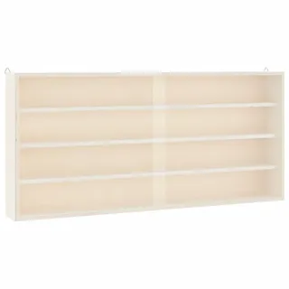 vidaXL Sammlervitrine 80 x 8,5 x 37 cm Braun