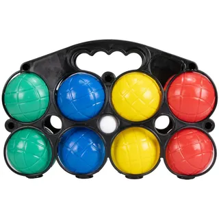 Gico Spielzeug-Gartenset Boccia Spiel für Kinder und Erwachsene Tragenetz - 3014