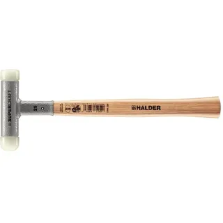 Halder SUPERCRAFT-Schonhammer 25mm m. 1 abger. Kopf rückschlagfrei
