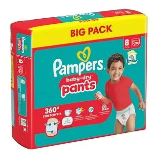 Pampers Baby-Dry Pants Gr. 8 (17+ kg) 34 St.