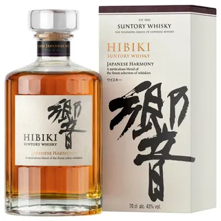 Suntory Hibiki Japanese Harmony Blended 43% vol 0,7 l Geschenkbox