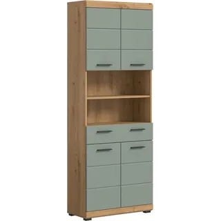 VCM Scout Hochschrank 74 x 191 cm Salbeigrün Holzwerkstoff